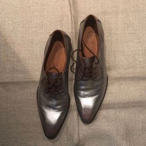 Madewell / Gee Wawa Distressed Silver Oxfords